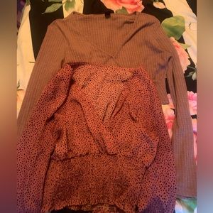 Worn once crop tops.